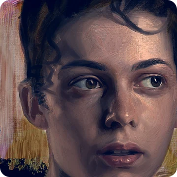 The study rebalanced: cool shadows, warm highlights