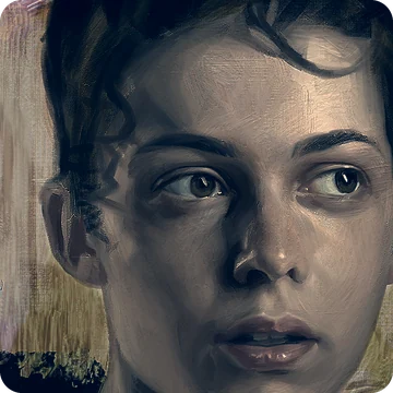 The study split-toned: teal in the shadows, gold in the lights