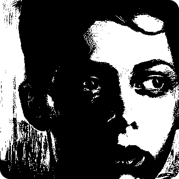 The study cut to pure black and white at one threshold