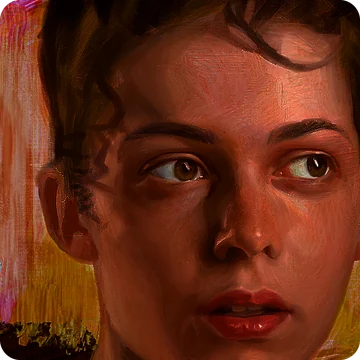 The study with muted colours pushed vivid
