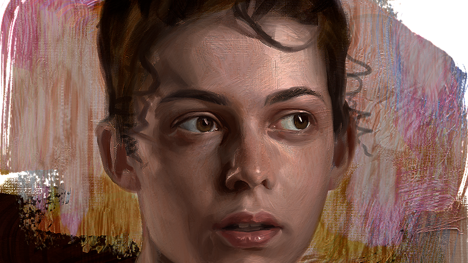 Painted study — portrait