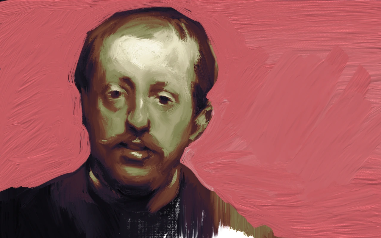 Painted study — portrait after Sargent