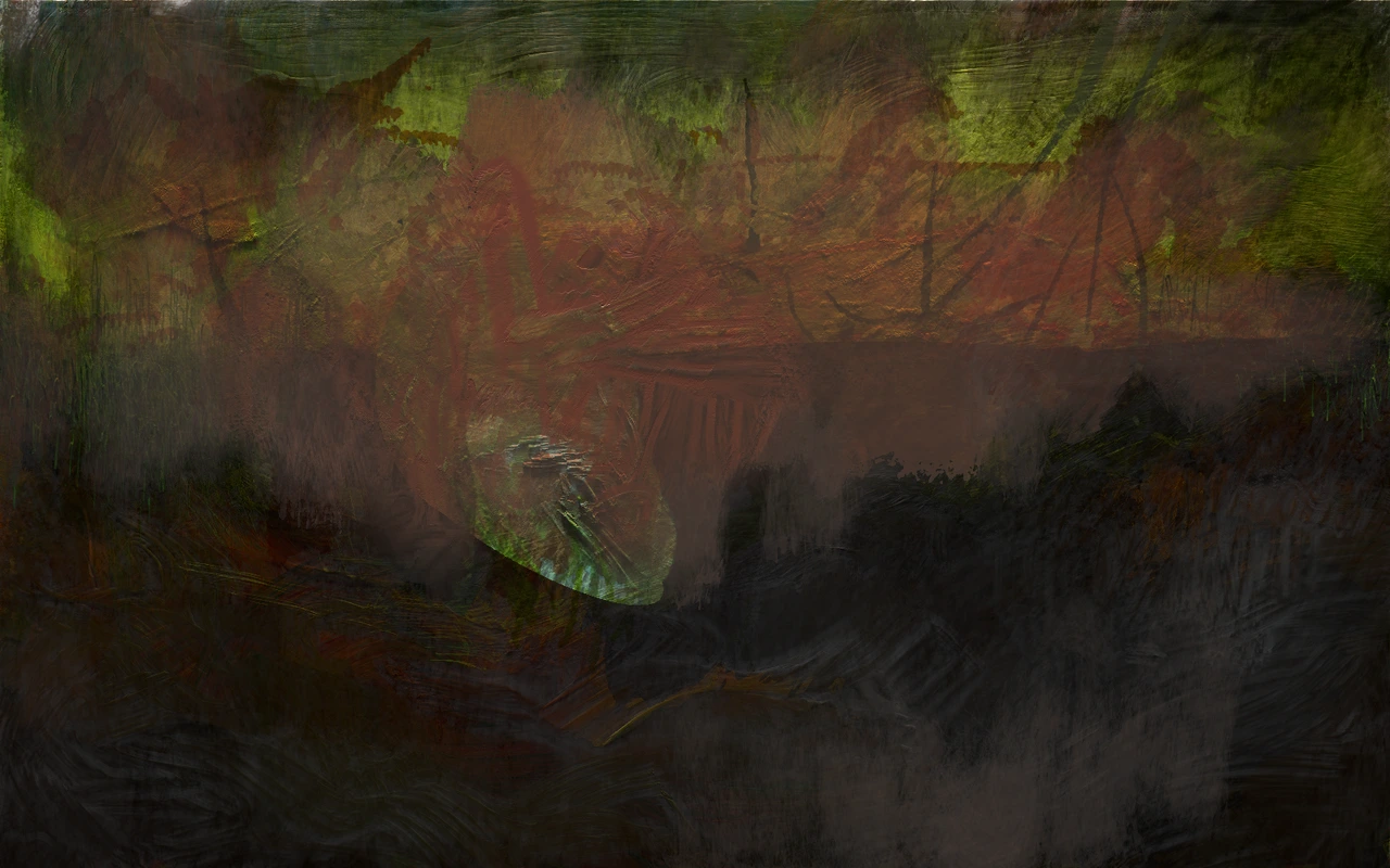 Painted study — textured surface