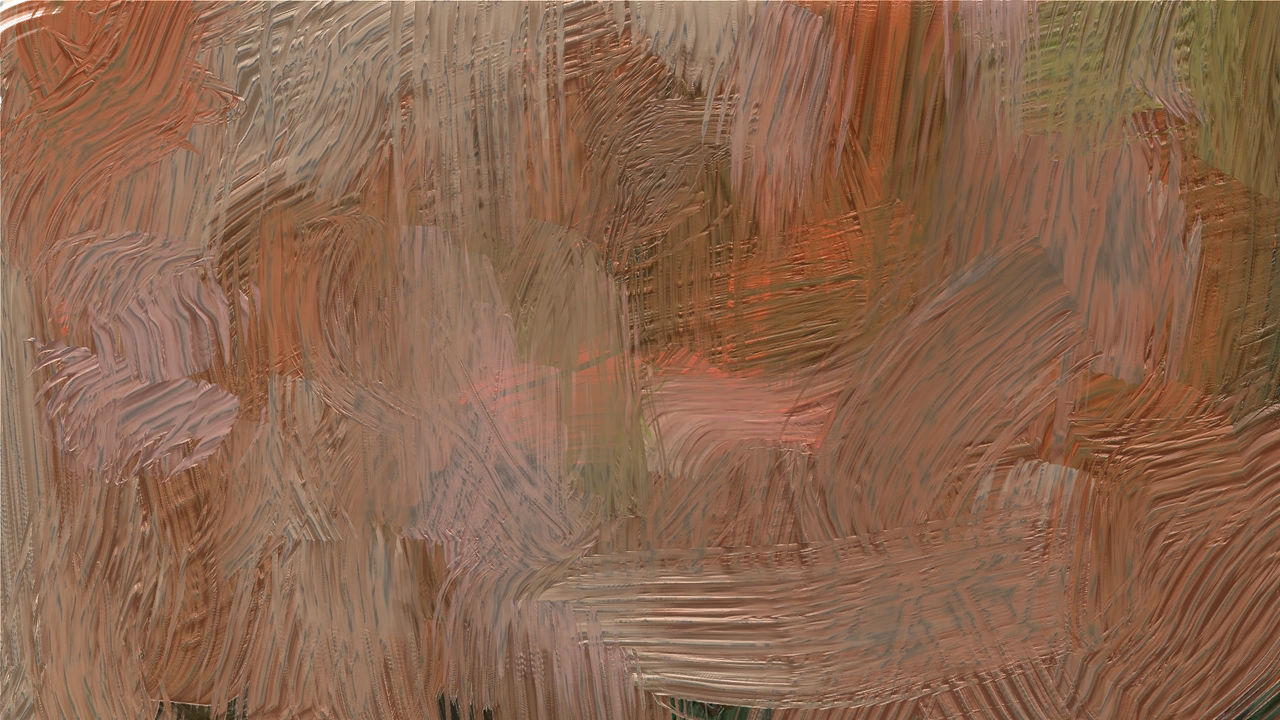 Painted study — brushwork in sienna and umber