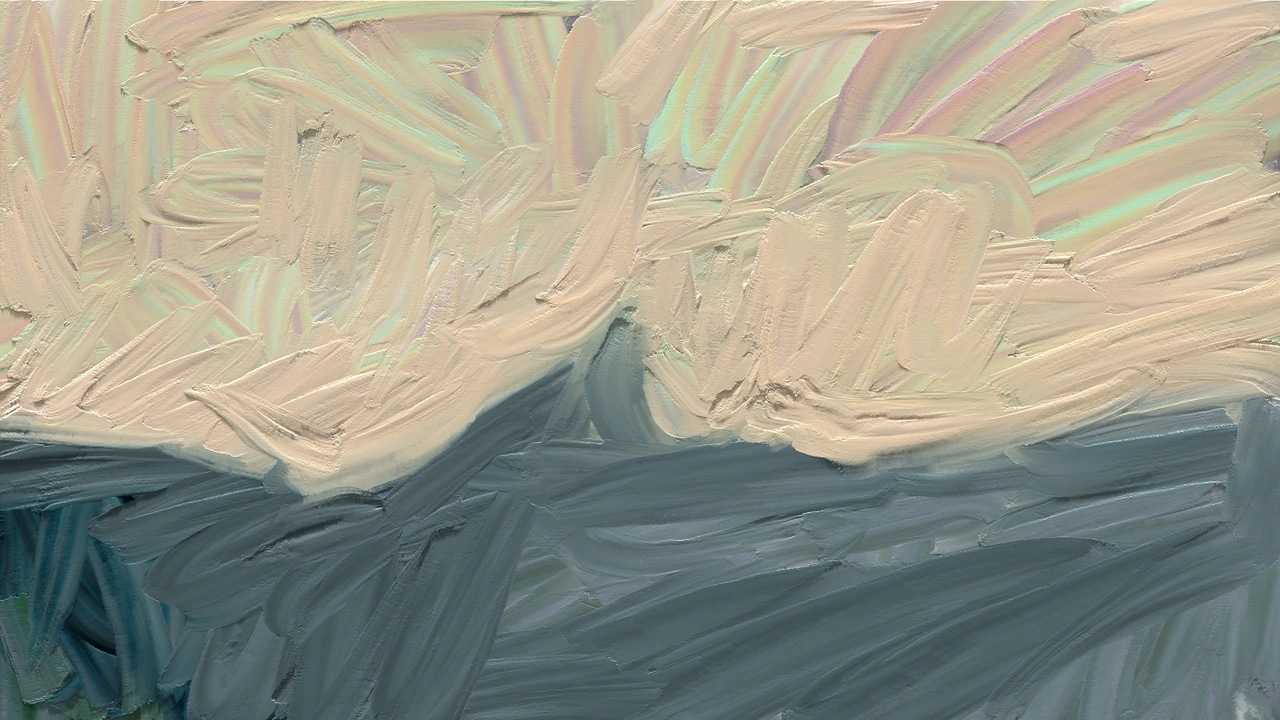 Painted study — textured surface