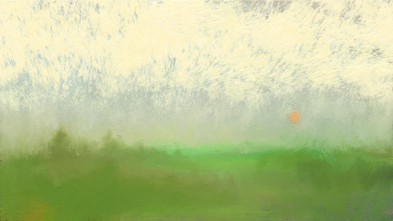 Painted study — textured surface